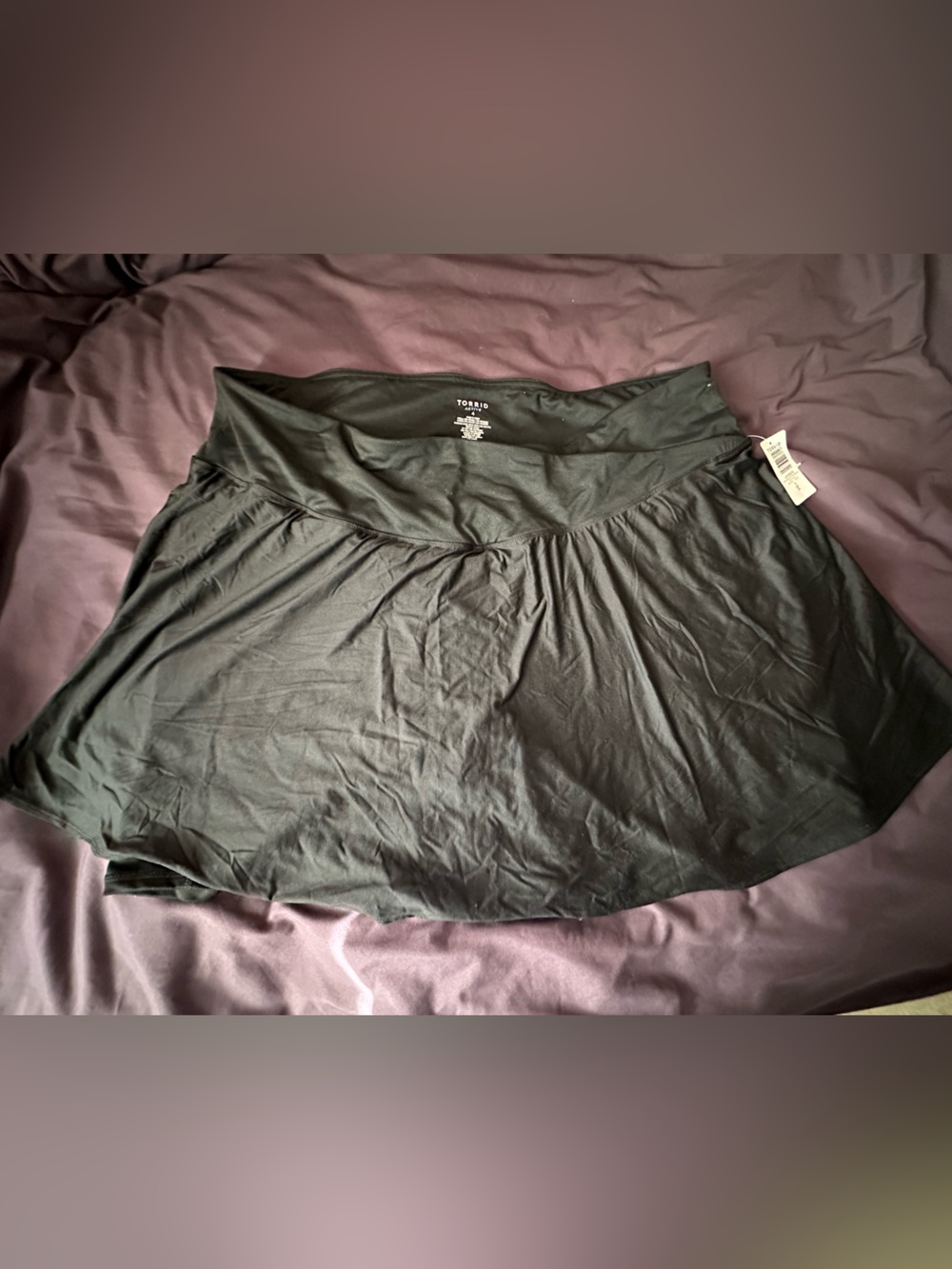 Torrid Black Skirt with shorts